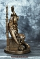 Preview: Hexenshop Dark Phönix Baphomet auf Thron Figur